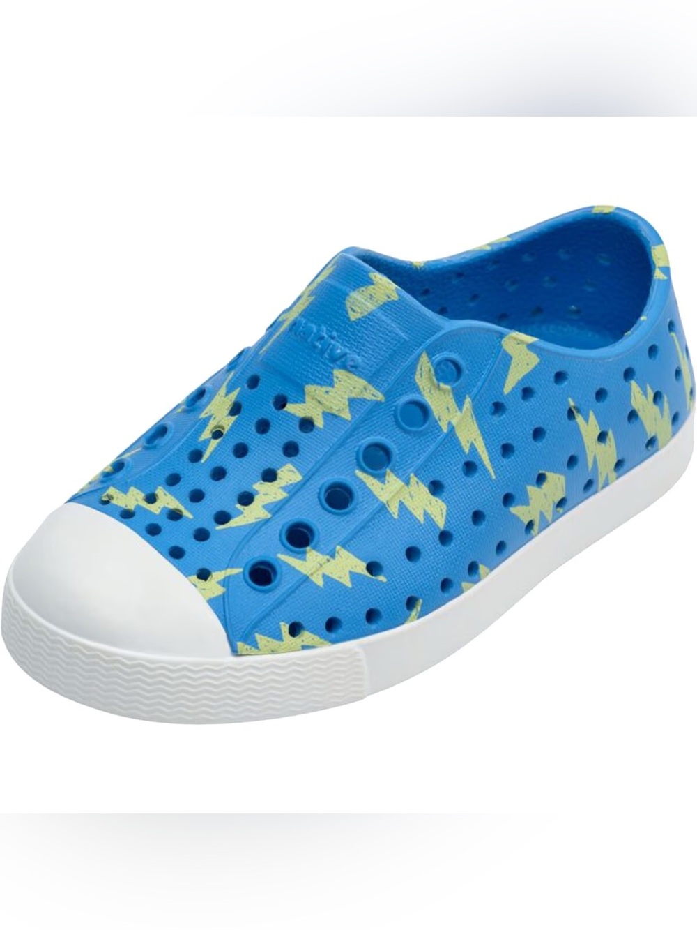 Native Kids Jefferson Blue Lightning Bolt Sugarlite Shoes. Little Kids 12.. NEW.